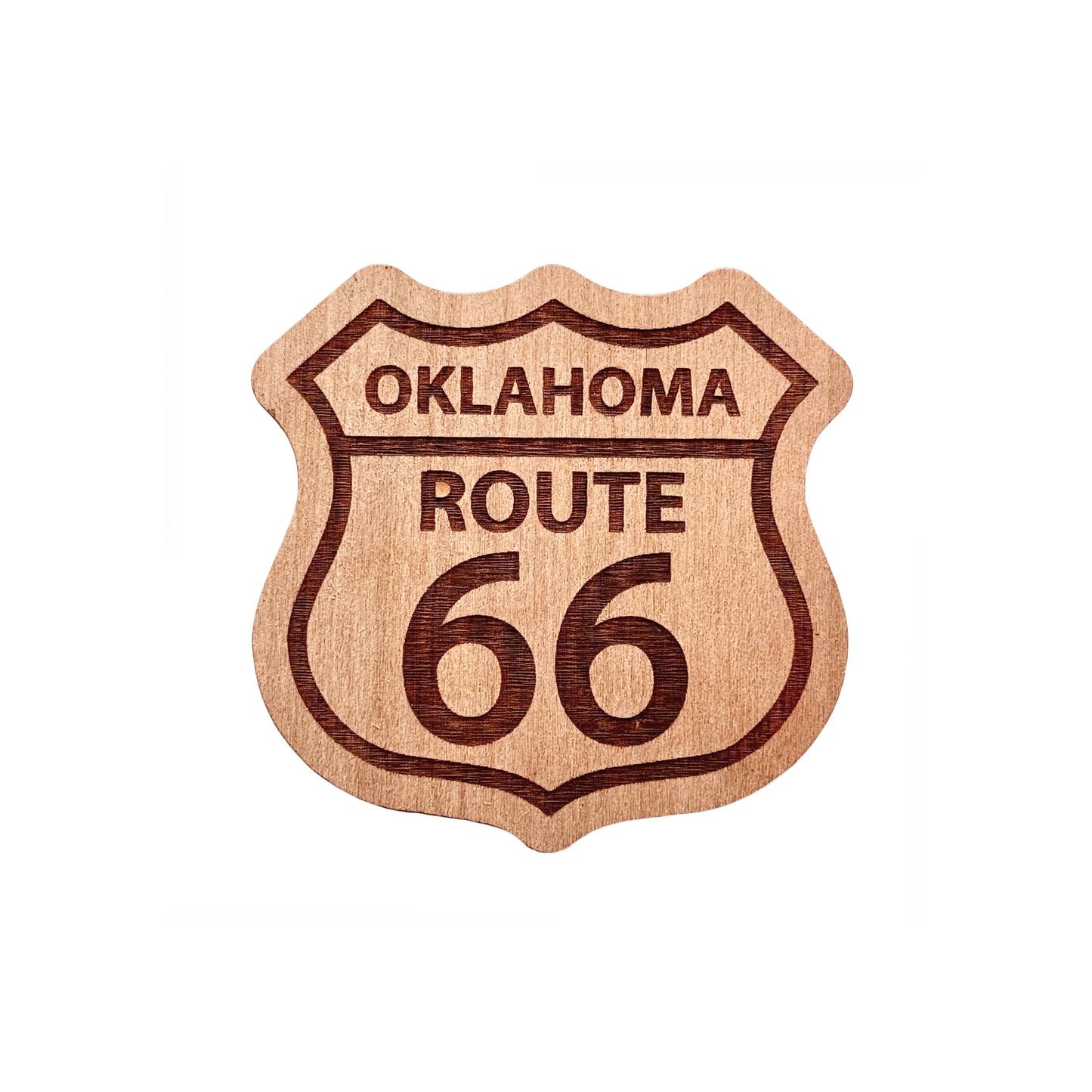 Route 66 Wood Sticker