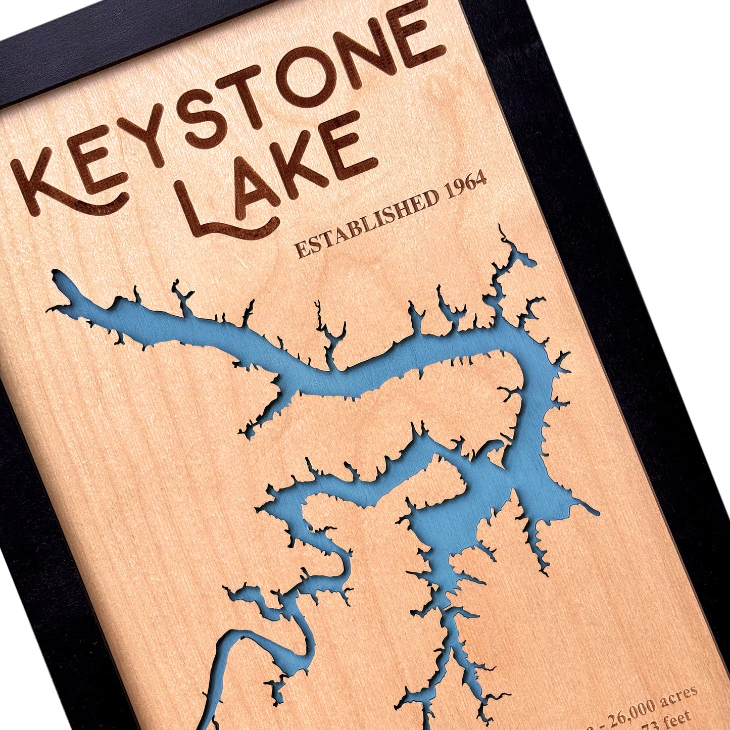 Keystone Lake Map