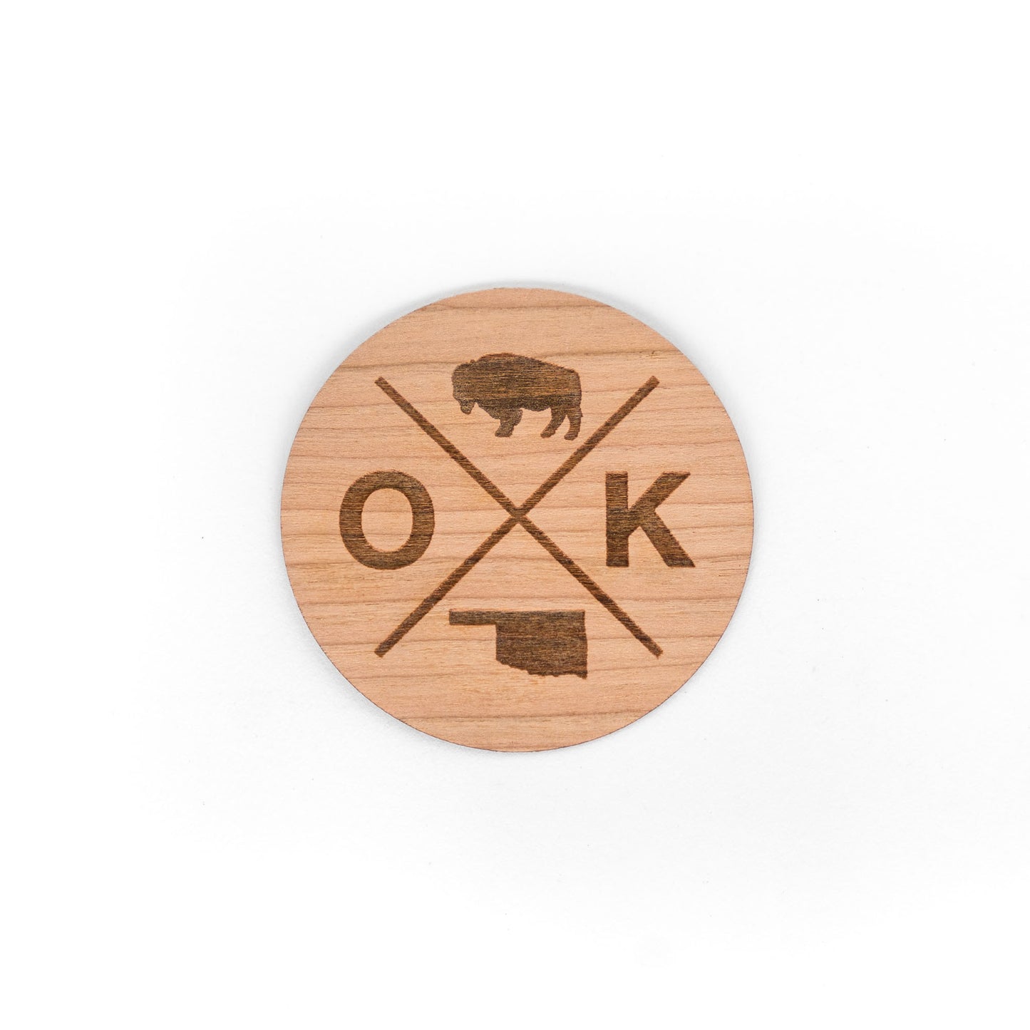 OK X Wood Sticker