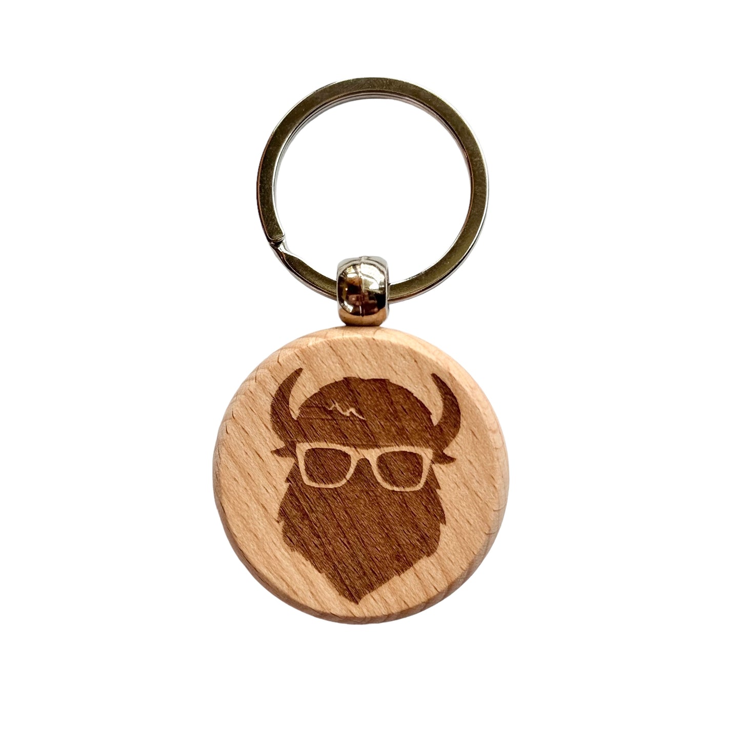 The Curious Bison Keychain