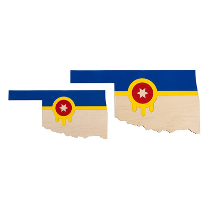 Oklahoma Tulsa Flag Sign